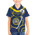 Custom NRL Cowboys NAIDOC Week Kid Hawaiian Shirt Keep The Fire Burning Indigenous Art