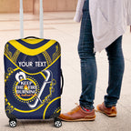 Custom NRL Cowboys NAIDOC Week Luggage Cover Keep The Fire Burning Indigenous Art