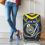 Custom NRL Cowboys NAIDOC Week Luggage Cover Keep The Fire Burning Indigenous Art
