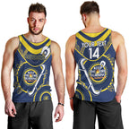 Custom NRL Cowboys NAIDOC Week Men Tank Top Keep The Fire Burning Indigenous Art