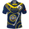 Custom NRL Cowboys NAIDOC Week Polo Shirt Keep The Fire Burning Indigenous Art