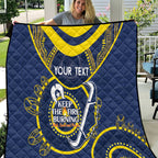 Custom NRL Cowboys NAIDOC Week Quilt Keep The Fire Burning Indigenous Art