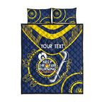 Custom NRL Cowboys NAIDOC Week Quilt Bed Set Keep The Fire Burning Indigenous Art