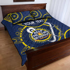 Custom NRL Cowboys NAIDOC Week Quilt Bed Set Keep The Fire Burning Indigenous Art
