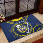 Custom NRL Cowboys NAIDOC Week Rubber Doormat Keep The Fire Burning Indigenous Art