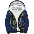 Custom NRL Cowboys NAIDOC Week Sherpa Hoodie Keep The Fire Burning Indigenous Art