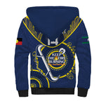 Custom NRL Cowboys NAIDOC Week Sherpa Hoodie Keep The Fire Burning Indigenous Art