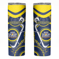 NRL Cowboys NAIDOC Week Skinny Tumbler Keep The Fire Burning Indigenous Art
