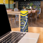 NRL Cowboys NAIDOC Week Skinny Tumbler Keep The Fire Burning Indigenous Art