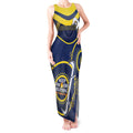 Custom NRL Cowboys NAIDOC Week Tank Maxi Dress Keep The Fire Burning Indigenous Art