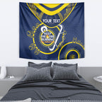 Custom NRL Cowboys NAIDOC Week Tapestry Keep The Fire Burning Indigenous Art