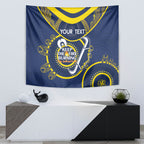 Custom NRL Cowboys NAIDOC Week Tapestry Keep The Fire Burning Indigenous Art
