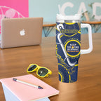 NRL Cowboys NAIDOC Week Tumbler With Handle Keep The Fire Burning Indigenous Art
