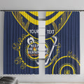 Custom NRL Cowboys NAIDOC Week Window Curtain Keep The Fire Burning Indigenous Art