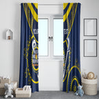 Custom NRL Cowboys NAIDOC Week Window Curtain Keep The Fire Burning Indigenous Art