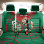 Custom NRL Rabbitohs NAIDOC Week Back Car Seat Cover Keep The Fire Burning Indigenous Art