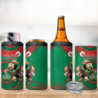 NRL Rabbitohs NAIDOC Week 4 in 1 Can Cooler Tumbler Keep The Fire Burning Indigenous Art