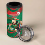 NRL Rabbitohs NAIDOC Week 4 in 1 Can Cooler Tumbler Keep The Fire Burning Indigenous Art