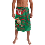 Custom NRL Rabbitohs NAIDOC Week Lavalava Keep The Fire Burning Indigenous Art