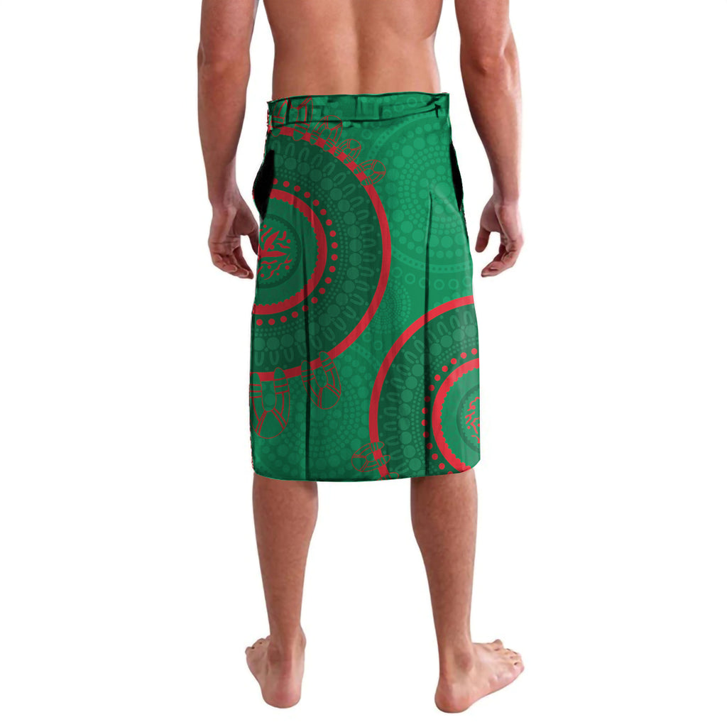 Custom NRL Rabbitohs NAIDOC Week Lavalava Keep The Fire Burning Indigenous Art