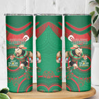 NRL Rabbitohs NAIDOC Week Skinny Tumbler Keep The Fire Burning Indigenous Art