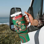 NRL Rabbitohs NAIDOC Week Tumbler With Handle Keep The Fire Burning Indigenous Art