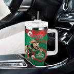 NRL Rabbitohs NAIDOC Week Tumbler With Handle Keep The Fire Burning Indigenous Art