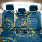 Custom NRL Eels NAIDOC Week Back Car Seat Cover Keep The Fire Burning Indigenous Art