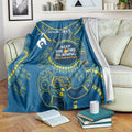 Custom NRL Eels NAIDOC Week Blanket Keep The Fire Burning Indigenous Art