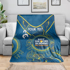 Custom NRL Eels NAIDOC Week Blanket Keep The Fire Burning Indigenous Art