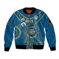 Custom NRL Eels NAIDOC Week Bomber Jacket Keep The Fire Burning Indigenous Art