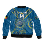 Custom NRL Eels NAIDOC Week Bomber Jacket Keep The Fire Burning Indigenous Art