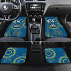 Custom NRL Eels NAIDOC Week Car Mats Keep The Fire Burning Indigenous Art