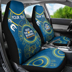 Custom NRL Eels NAIDOC Week Car Seat Cover Keep The Fire Burning Indigenous Art