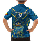 Custom NRL Eels NAIDOC Week Family Matching Mermaid Dress and Hawaiian Shirt Keep The Fire Burning Indigenous Art