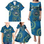 Custom NRL Eels NAIDOC Week Family Matching Puletasi and Hawaiian Shirt Keep The Fire Burning Indigenous Art
