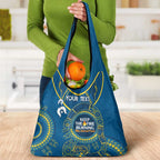 Custom NRL Eels NAIDOC Week Grocery Bag Keep The Fire Burning Indigenous Art