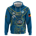 Custom NRL Eels NAIDOC Week Hoodie Keep The Fire Burning Indigenous Art