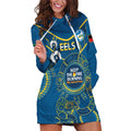 Custom NRL Eels NAIDOC Week Hoodie Dress Keep The Fire Burning Indigenous Art