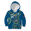 Custom NRL Eels NAIDOC Week Kid Hoodie Keep The Fire Burning Indigenous Art