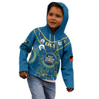 Custom NRL Eels NAIDOC Week Kid Hoodie Keep The Fire Burning Indigenous Art