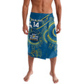 Custom NRL Eels NAIDOC Week Lavalava Keep The Fire Burning Indigenous Art