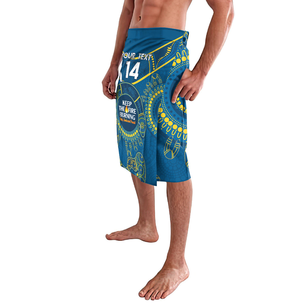 Custom NRL Eels NAIDOC Week Lavalava Keep The Fire Burning Indigenous Art