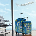 Custom NRL Eels NAIDOC Week Luggage Cover Keep The Fire Burning Indigenous Art