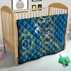 Custom NRL Eels NAIDOC Week Quilt Keep The Fire Burning Indigenous Art