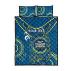 Custom NRL Eels NAIDOC Week Quilt Bed Set Keep The Fire Burning Indigenous Art