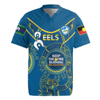 Custom NRL Eels NAIDOC Week Rugby Jersey Keep The Fire Burning Indigenous Art