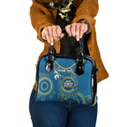 Custom NRL Eels NAIDOC Week Shoulder Handbag Keep The Fire Burning Indigenous Art