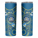 NRL Eels NAIDOC Week Skinny Tumbler Keep The Fire Burning Indigenous Art