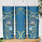 NRL Eels NAIDOC Week Skinny Tumbler Keep The Fire Burning Indigenous Art